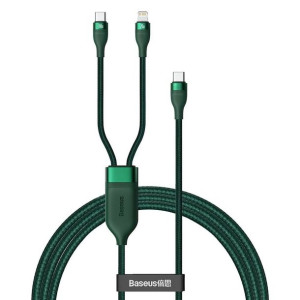 Baseus Flash Series 2w1 kabel USB Typ C - USB Typ C / Lightning Power Deliv