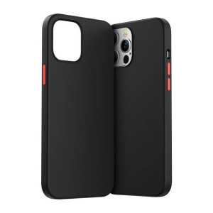 Joyroom Color Series ochronne etui do iPhone 12 Pro / iPhone 12 czarny (JR-