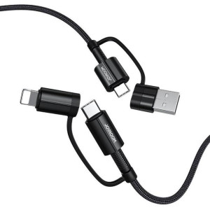 Joyroom 4w1 kabel do szybkiego ładowania USB Typ C / USB - USB Typ C / Lith