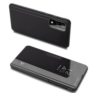 Clear View Case futerał etui z klapką Realme 7 czarny