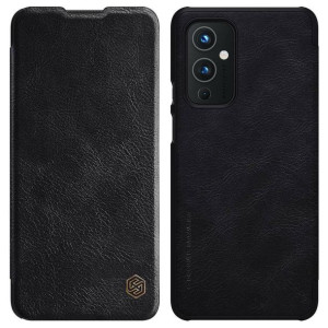 Nillkin Qin skórzana kabura etui OnePlus 9 czarny
