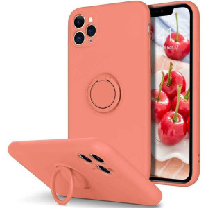 Etui IPHONE 12 PRO MAX Silikonowe Ring Pierścień Magnetyczny Silicone Ring