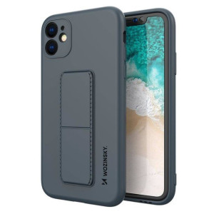 Wozinsky Kickstand Case elastyczne silikonowe etui z podstawką Samsung Gala