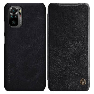 Nillkin Qin skórzana kabura etui Xiaomi Redmi Note 10 / Redmi Note 10S czar