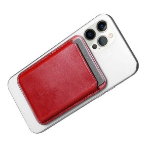 iCarer skórzane magnetyczne etui portfel na karty do iPhone 12 / 13 (Pro /