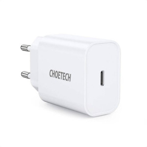Choetech ładowarka sieciowa zasilacz EU do szybkiego ładowania USB Typ C Po