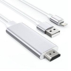 Choetech kabel wideo USB przejściówka z Lightning do HDMI do telewizora mon