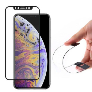 Wozinsky Full Cover Flexi Nano folia szklana szkło hartowane z ramką iPhone