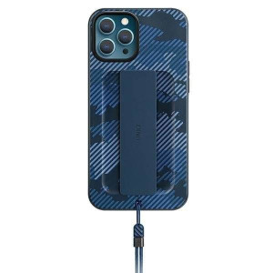 UNIQ etui Heldro iPhone 12/12 Pro 6,1" niebieski moro/marine camo Antimicro