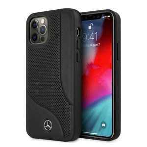 Mercedes MEHCP12MCDOBK iPhone 12/12 Pro 6,1" czarny/black hardcase Leather