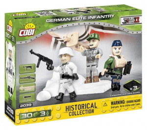 Cobi HC WWII 2039 German Elite Infantry 30 KL/3Fig