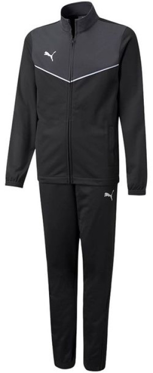 Dres dla dzieci Puma individualRISE Tracksuit Jr czarno-szary 657535 03