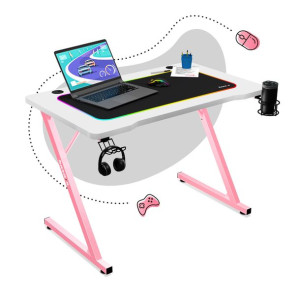 Biurko Gamingowe Huzaro Hero 1.8 Pink