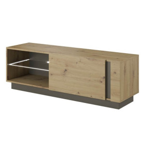 Stolik Rtv (g) 138 Arco Dąb Artisan / Szary Grafit