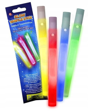 4 X Gwizdek Światło Chemiczne Świecące Zestaw Fluo