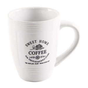 Kubek ceramiczny do kawy herbaty SWEET HOME 0,45L