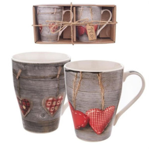 Kubek porcelanowy / zestaw kubków 0,38L NA PREZENT