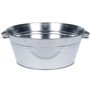 Osłonka DONICZKA metalowa 40 cm na kwiaty zioła