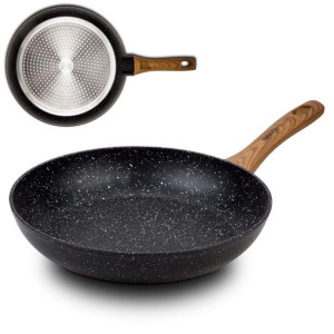 Patelnia granitowa NATURE do smażenia duszenia 26 cm gaz indukcja