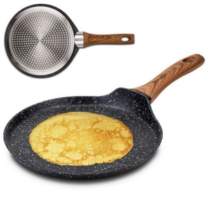 Patelnia granitowa NATURE do naleśników placków 24 cm gaz indukcja