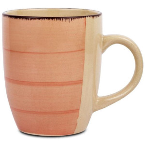 Kubek ceramiczny z uchem TERRA COTTA do picia kawy herbaty 355 ml