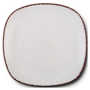 Talerz Deserowy 20 cm Nava Ceramiczny Kwadratowy Płytki Płaski