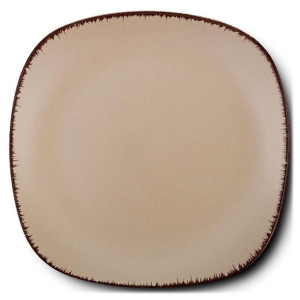 Talerz ceramiczny kwadratowy WHITE SUGAR deserowy płytki 20 cm