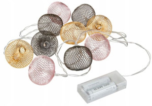 Lampki led sznur świetlny kolorowy święta