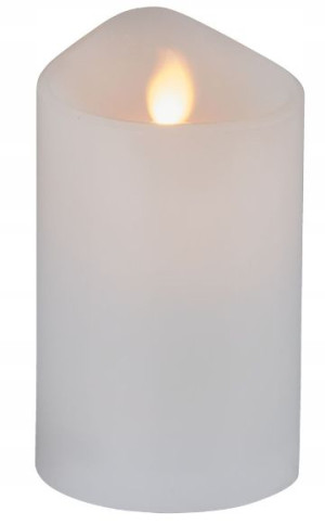 Świeca LED na baterie ruchomy płomień timer 8x13