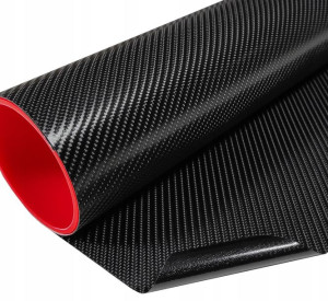 Folia Okleina 4D Carbon Czarna 152x100 KANALIKOWY