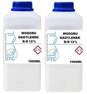 NADTLENEK WODORU 12% - 2 x 1000 ml woda utleniona