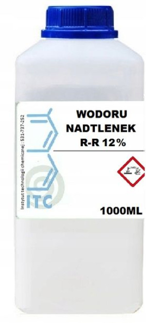 Nadtlenek Wodoru 12% - 1 X 1l Niestabilizowany