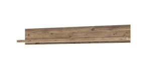 Półka 147cm Appenzeller Fichte / Czarny OLIN 02