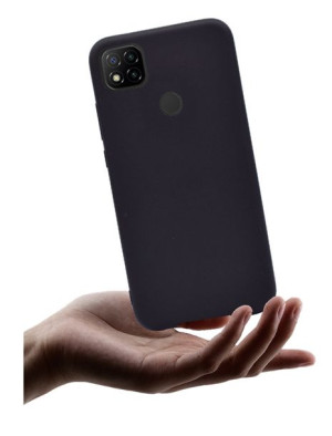 Etui czarne matowe Black Matt do Xiaomi Redmi 9c
