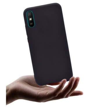 Etui czarne matowe Black Matt do Xiaomi Redmi 9a