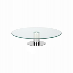 Pateraz Szklana Obrotowa Etażerka 30cm Ciasto Tort