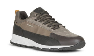 Półbuty męskie GEOX U16CQD brązowy WATERPROOF