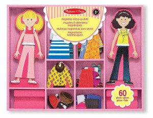 Melissa & Doug -  Abby & Emma magnetyczna przebieranka