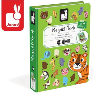 Magnetyczna układanka Zwierzęta Magnetibook, Janod