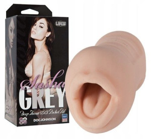 Głębokie Gardło Sztuczne Usta Masturbator + Gratis