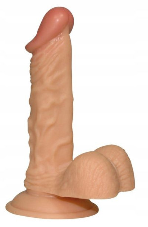 Sztuczny Penis Dildo z przyssawką 17 cm