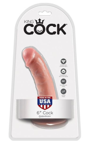 Dildo z przyssawką Duże 17 cm King Cock