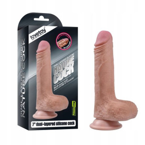 Dildo silikonowe z przyssawką Realistyczne18 cm