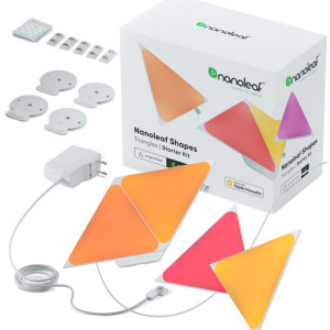 Nanoleaf Shapes Triangles Starter Kit - 4 panele świetlne HomeKit iOS Andro