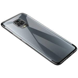 Clear Color case żelowy pokrowiec etui z metaliczną ramką Motorola Moto G9