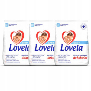 LOVELA Proszek Prania kolor Hipoalergiczny 1,3kgx3