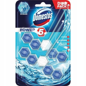DOMESTOS Zawieszka do WC Power 5 OCEAN 2 x 55G
