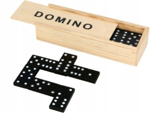 Domino Drewniane Gra W Pudełku 28 Elementów Zestaw