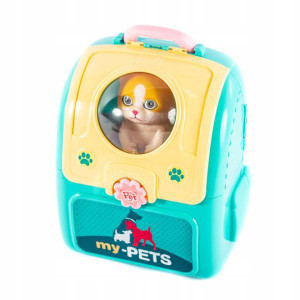 Zwierzęcy Fryzjer Zestaw Stylisty Plecak Z Kotem