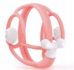 Gryzak grzechotka MOMBELLA ŚLIMAK PINK 3m+